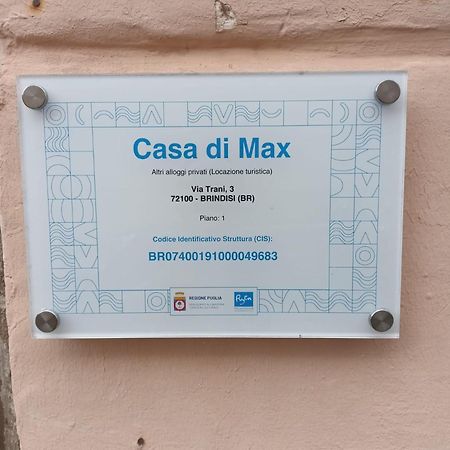 דירות ברינדיזי Casa Di Max מראה חיצוני תמונה