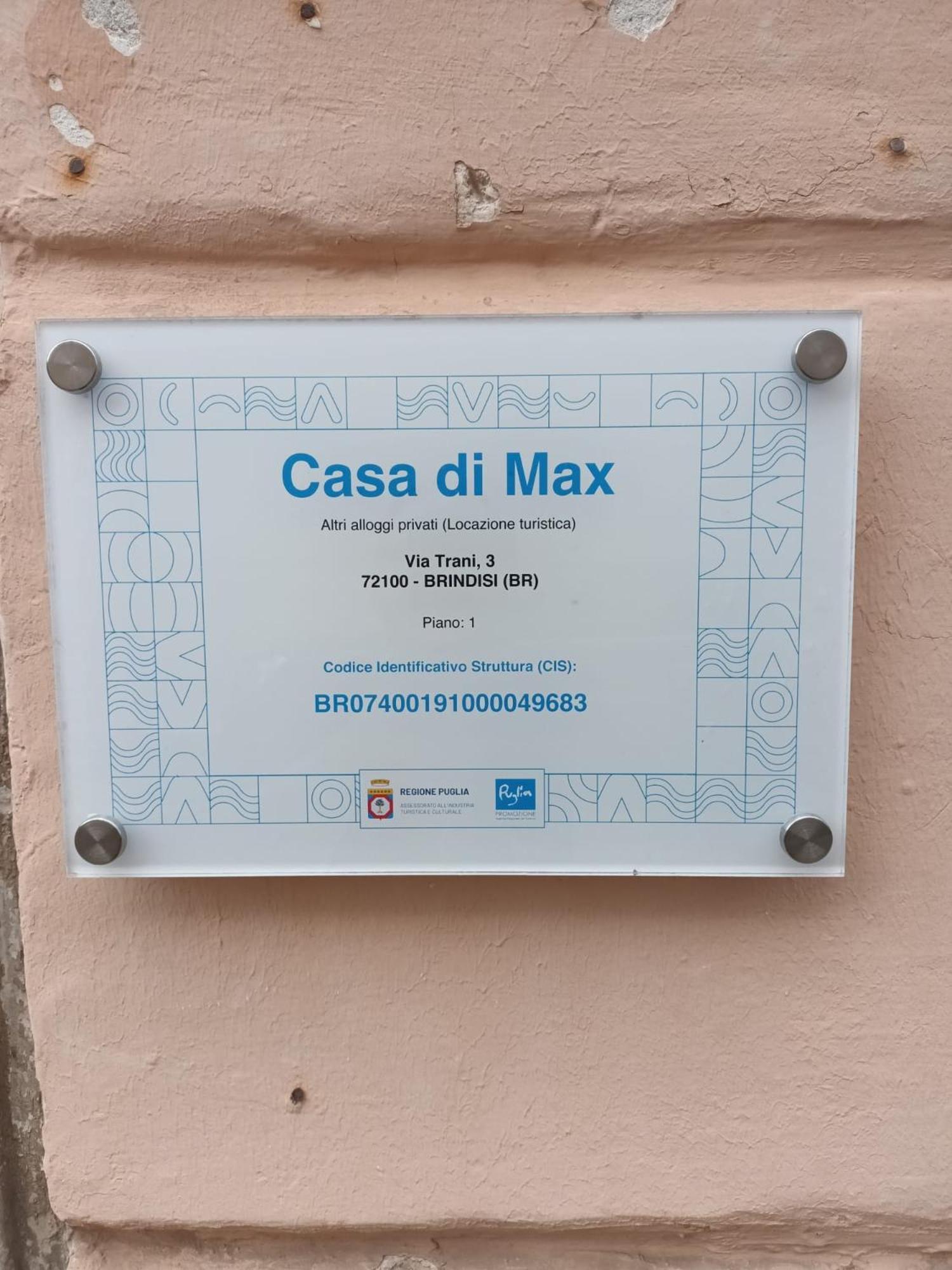 דירות ברינדיזי Casa Di Max מראה חיצוני תמונה